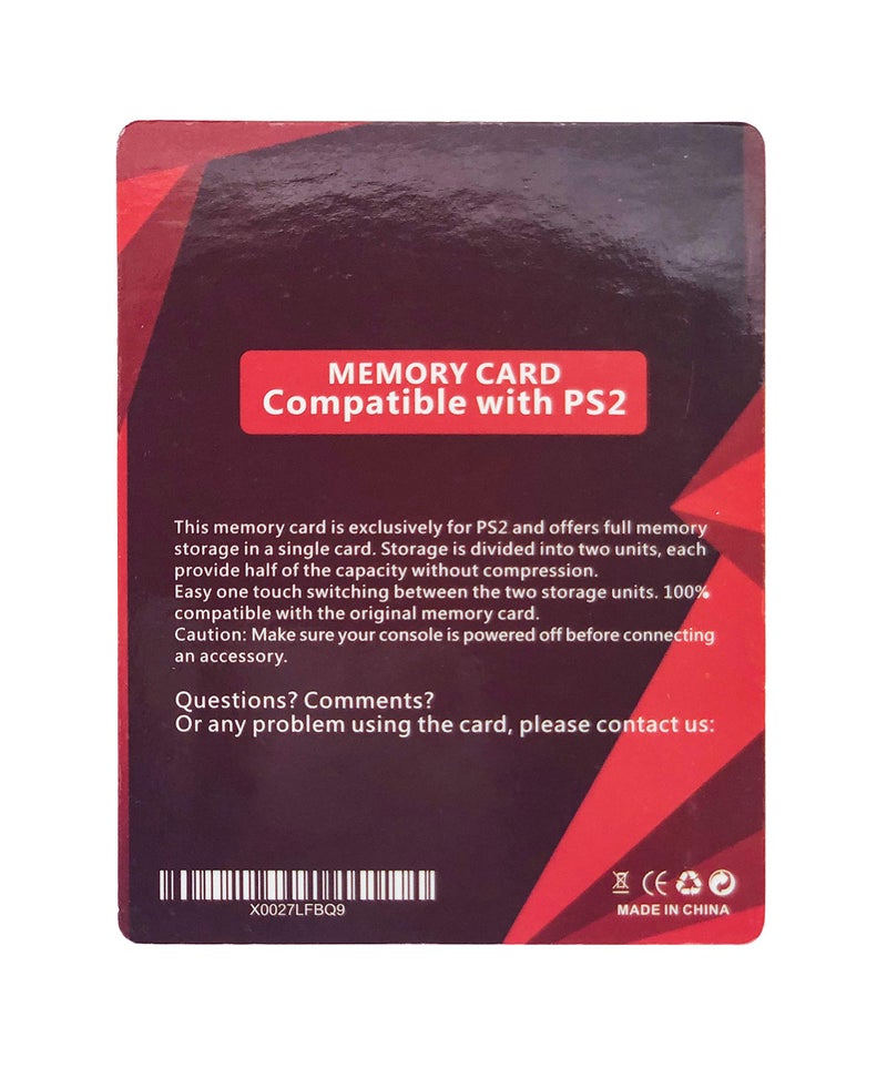 Suncala 256MB Memory Card for PlayStation 2, High Speed Memory Card for Sony PS2-1 Pack - Image 2